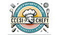 fast food, cafe, BBQ, chef restaurant logo