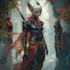 create dnd fantasy scifi illustrations of characters
