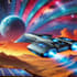 draw a spaceship or vehicle design