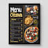 do modern restaurant menu, food menu and menu board design