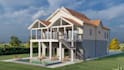 create 3d architectural front elevations modeling and rendering