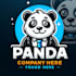 do make panda racing mascot logo design with express delivery