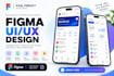 do UI UX website design and mobile app ui ux, dashboard ui ux
