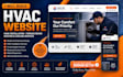 design wix squarespace hvac website hvac installation furnace repair website
