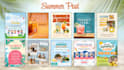 design custom summer flyer and summer social media post
