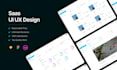 design saas UI UX and dashboard UI in figma