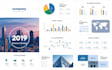 modern powerpoint presentation and market research