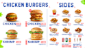 design digital screen menu board for restaurant