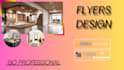 design a professional and eye catching flyer