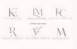 design modern wedding logo, monogram wedding and wedding initials