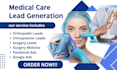 generate orthopedic leads chiropractor leads post surgery ads surgery website
