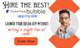 mobile app publish launch build bubble io flutterflow appmysite glide adalo dev