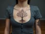 draw a minimalist tattoo design in my style