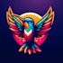 do make hummingbird mascot logo design with express delivery