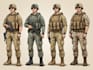 draw military themed illustrations