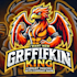 do wonderful grifine king mascot logo design with express delivery