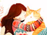 watercolor children storybook illustration