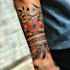 design a beautiful line art tattoo design