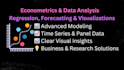 perform economics and econometric analysis using r , spss or stata
