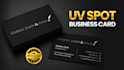 do uv spot business card
