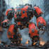 create a sci fi robot and mecha concept artc