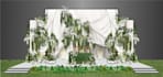 draw a custom wedding backdrop to visualize your decor concept