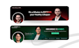 design a professional linkedin banner and featured section