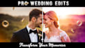 cinematic video editing for wedding event and party videos
