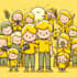 make best yellow cartoon character like simpson style