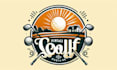 do professional creative golf club logo