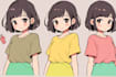 create simple character doodle art