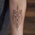 create sleeve tattoo design in geometric style