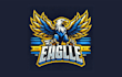 design high quality eagle mascot logo with express delivery