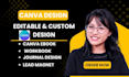 do canva workbook canva ebook design editable canva lead magnet journal design