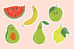 create cute hand drawn digital sticker pack