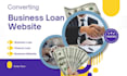 design business loan wordpress website finance website loan website