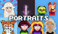 create pixel art UI, items and portraits for your game