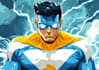 make a unique character in superhero style