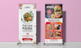 design roll up banner, retractable banner