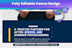 design premium editable canva brochure, flyer or catalog