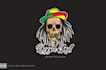 design illustration skull beach logo