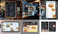 design modern menu restaurant menu digital food menu