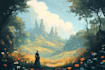make anime background, game, visual novel and interio