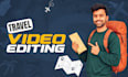 do cinematic travel video editing vlog, youtube, adventure, drone footage