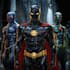 do a superhero cartoon character