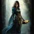 make a fantasy character art and fantasy book design