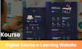 create website for elearning platform like school, tutor and online courses