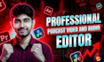 edit your multicam podcast,interview with multiple camera angle and sound design