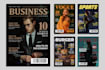design stylish magazine and catalog layout