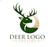 do unique hunting, deer and fishing logo